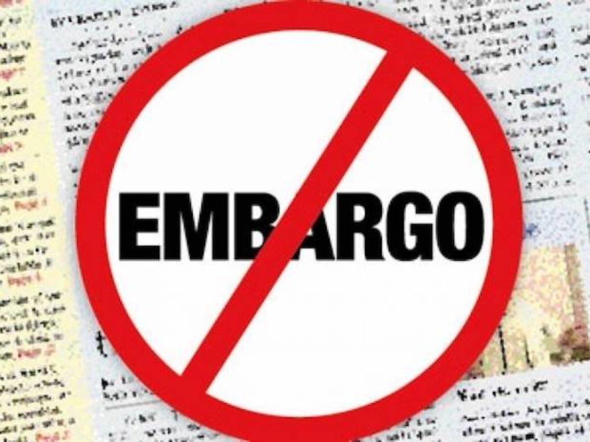 The decline of the embargo